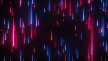 Falling Neon Glowing Strings Background video