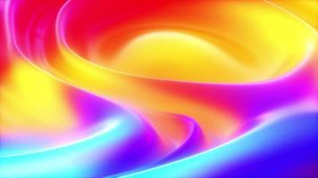 Colorful Gradient Wavy Flowing Shape video