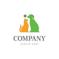 animal pet clinic vet logo vector