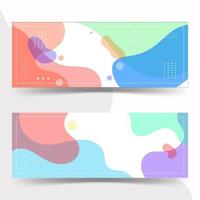 background banner. colorful, gradient color bubbles collection set vector