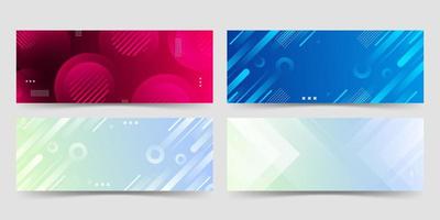 background banner. full color, elegant gradient premium banner eps 10 vector