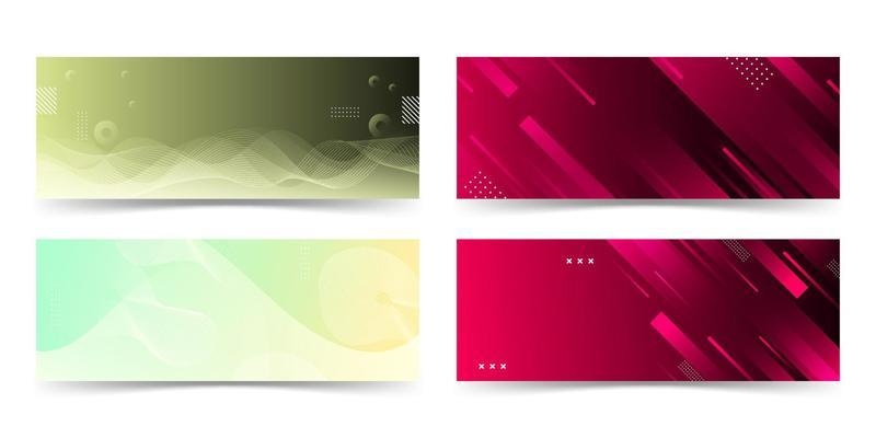 background banner. full color, elegant gradient premium banner eps 10