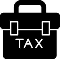 Tax Portfolio Vector Icon