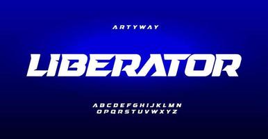 Speed race alphabet, adrenaline powerful letters, extreme explosive font for sport logo, automotive headline, dynamic typography, game design. Vector typographic design.