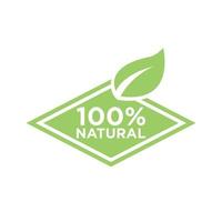 100 natural vector logo diseño