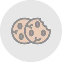 Biscuits Vector Icon Design