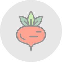 Beet Vector Icon Design