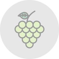 Grapes Vector Icon Design