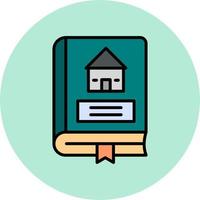 Architecture Book Vector Icon