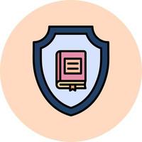 Protect Book Vector Icon