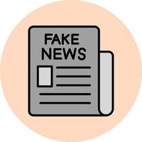 Fake News Vector Icon