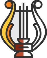 Lyre Vector Icon Design