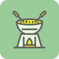 Fondue Vector Icon Design