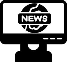 News Report Vector Icon