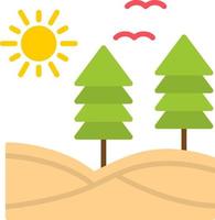 icono de vector de bosque