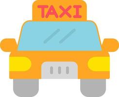 icono de vector de taxi