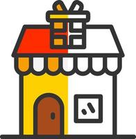 Gift Shop Vector Icon Design