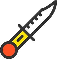 Dagger Vector Icon Design