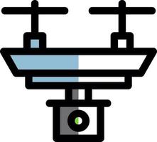 Camera Drone Vector Icon Design