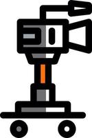 Camera Dolly Vector Icon Design