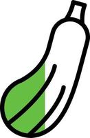 Zucchini Vector Icon Design