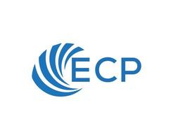 ecp letra logo diseño en blanco antecedentes. ecp creativo circulo letra logo concepto. ecp letra diseño. vector