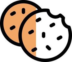 Chocolate Chip Vector Icon Design