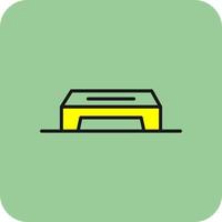 Aerobics Stand Vector Icon Design