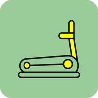 Treadmill Vector Icon Design