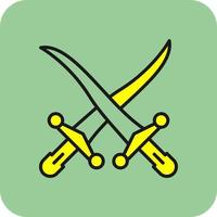 Swords Vector Icon Design