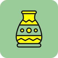 Amphora Vector Icon Design