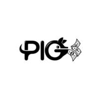 pigy bank - finance icon vector,ilustrations,logo vector