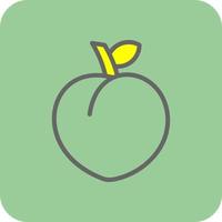 Peach Vector Icon Design