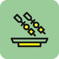 Satay Vector Icon Design