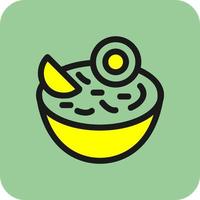Poke Food Vector Icon Design
