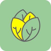 Cabbage Vector Icon Design