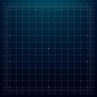 HUD grid, radar mesh or digital dashboard backdrop vector