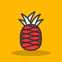 diseño de icono de vector de piña