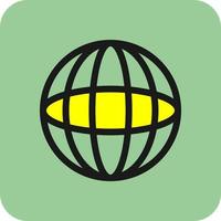 Globe Vector Icon Design