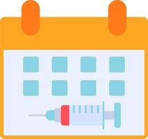 Vaccination Date Vector Icon