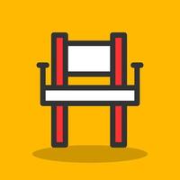 Director Chair Vector Icon Design