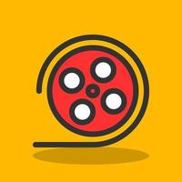 Film Reel Vector Icon Design