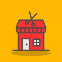 Barber Shop Vector Icon Design