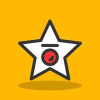Walk of Fame Vector Icon Design