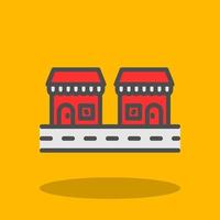 Street Market Vector Icon Design