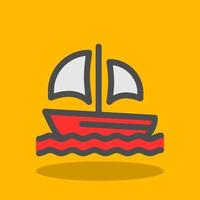 Boat Vector Icon Design