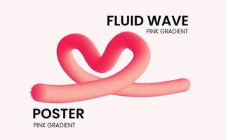 Pink love line fluid wave for your background and wallpaper website vector