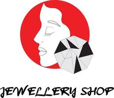 Jewellery Shop Lady Logo Vector File