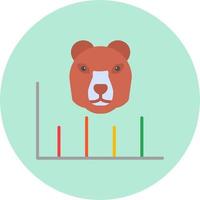 Bear Market Vector Icon