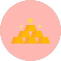 Gold Bars Vector Icon